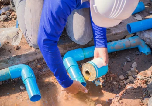 Broken pipes Repair3